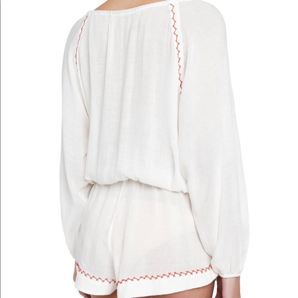 Eberjey linen romper, NWT sz m/l - Picture 3 of 7